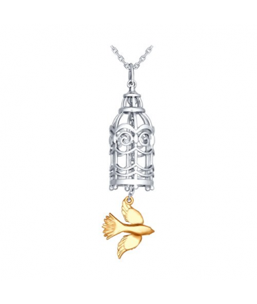 Колье из серебра