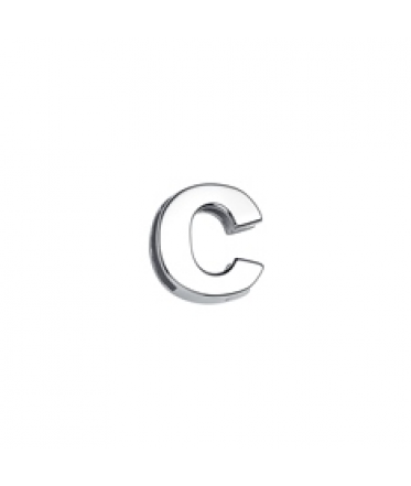 Подвеска из серебра "С"