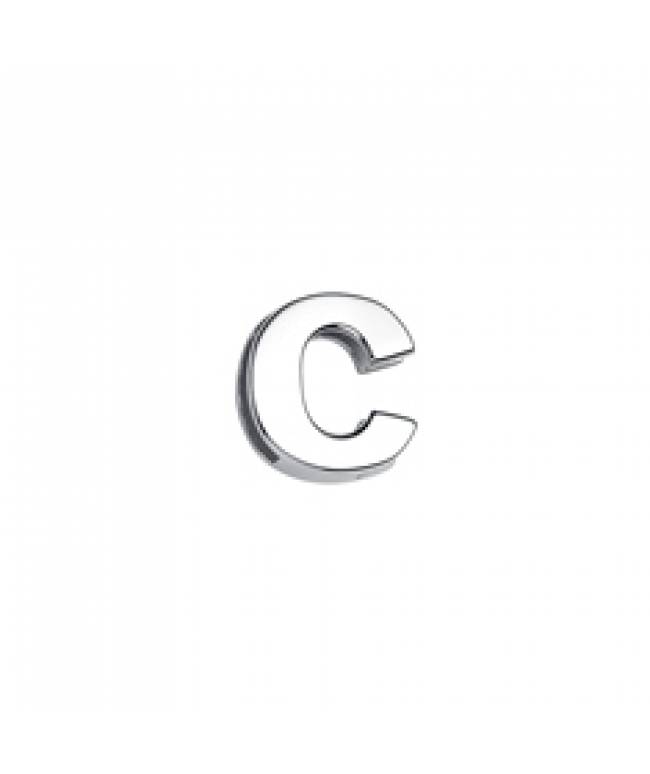 Подвеска из серебра "С"