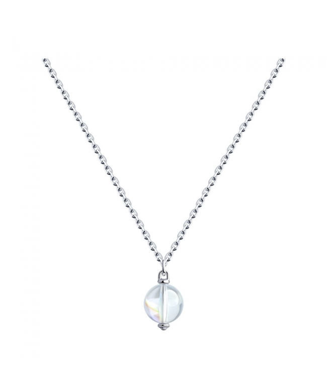 Колье из серебра с кристаллом Swarovski