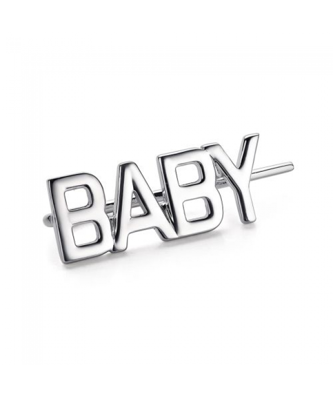 Серьга из серебра без вставок "Baby" Серьга из серебра без вставок "Baby"