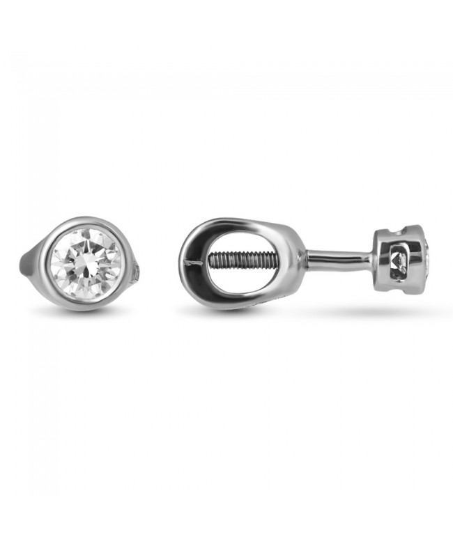 Пусеты c бриллиантами Пусеты c бриллиантами