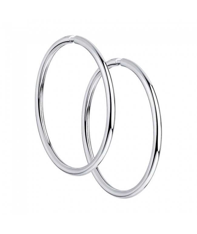 Серьги конго из серебра Серьги конго из серебра