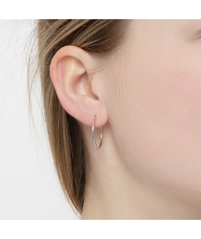 Серьги конго из серебра Серьги конго из серебра