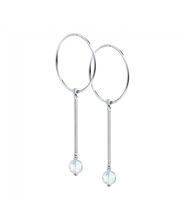 Серьги из серебра с кристаллами Swarovski Серьги из серебра с кристаллами Swarovski