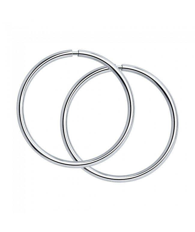 Серьги конго из серебра Серьги конго из серебра