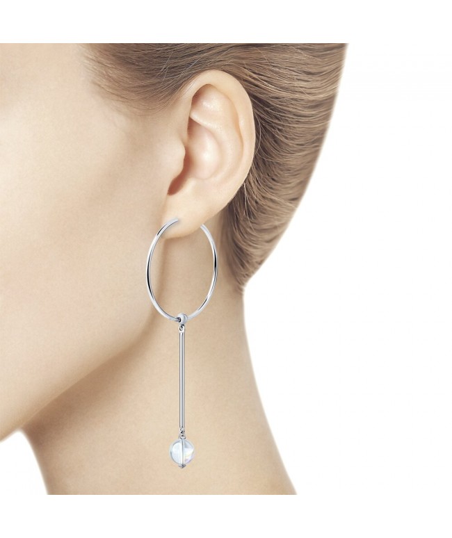 Серьги из серебра с кристаллами Swarovski Серьги из серебра с кристаллами Swarovski